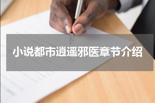 小说都市逍遥邪医章节介绍