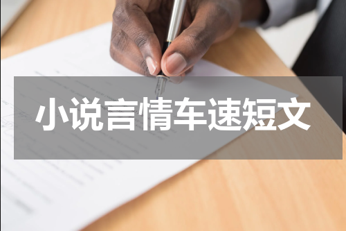 小说言情车速短文
