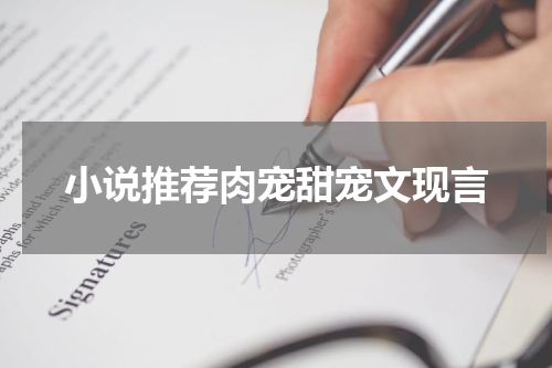 小说推荐肉宠甜宠文现言