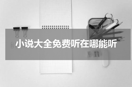 小说大全免费听在哪能听
