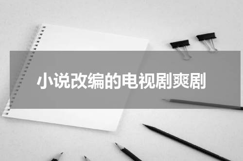 小说改编的电视剧爽剧