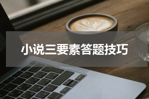 小说三要素答题技巧