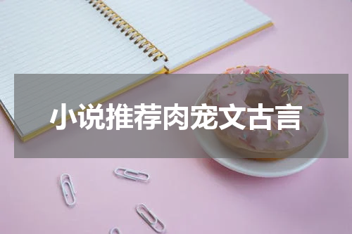 小说推荐肉宠文古言