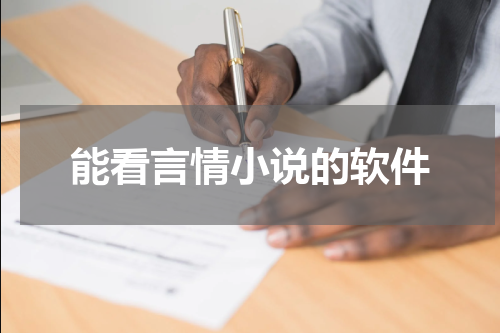 能看言情小说的软件