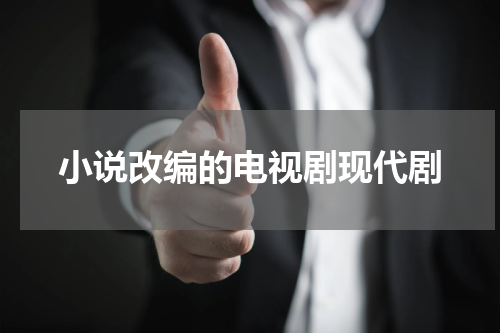小说改编的电视剧现代剧