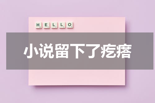 小说留下了疙瘩