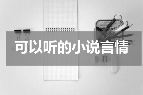 可以听的小说言情