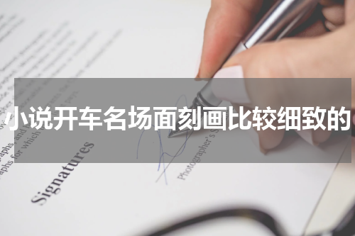小说开车名场面刻画比较细致的
