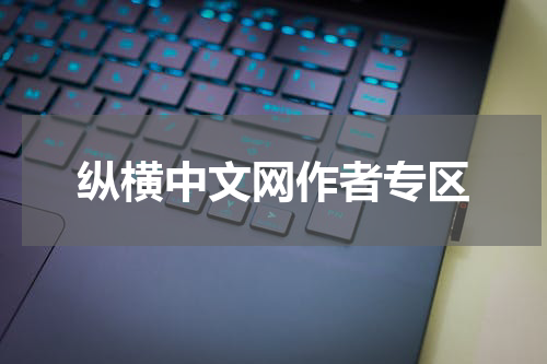 纵横中文网作者专区