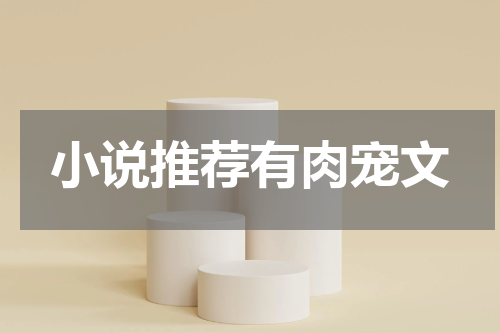 小说推荐有肉宠文