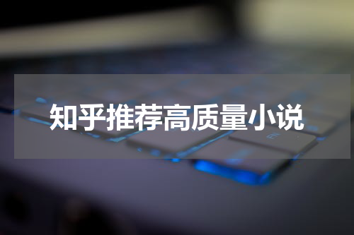 知乎推荐高质量小说