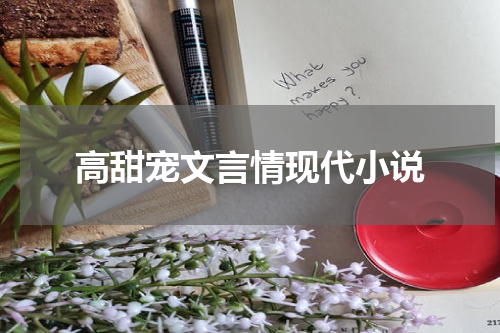 高甜宠文言情现代小说