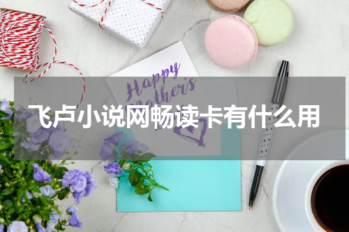 飞卢小说网畅读卡有什么用