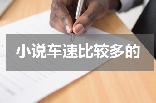 小说车速比较多的