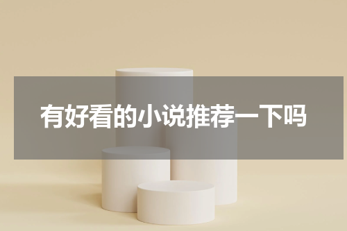 有好看的小说推荐一下吗