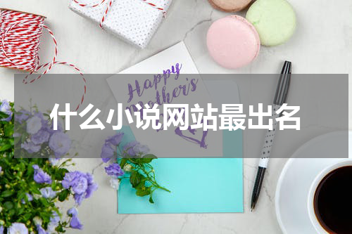 什么小说网站最出名