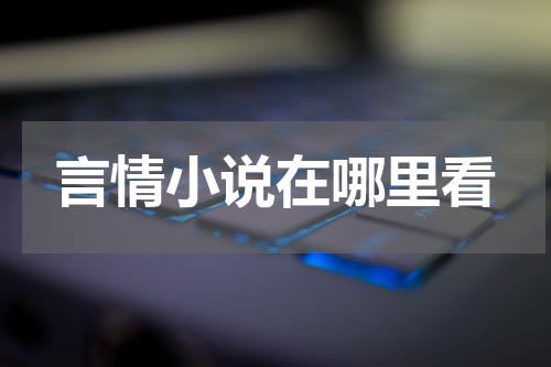言情小说在哪里看