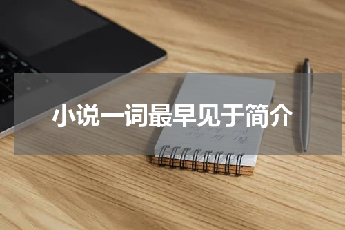 小说一词最早见于简介