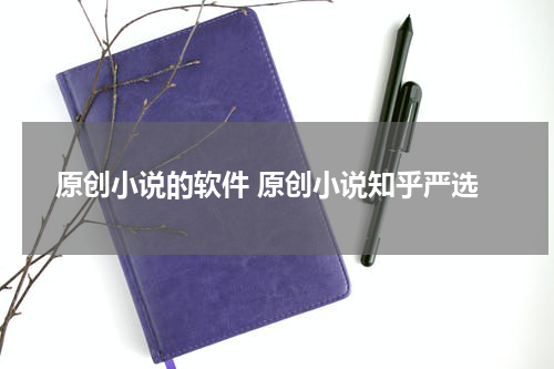 原创小说的软件 原创小说知乎严选
