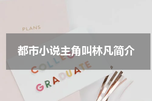 都市小说主角叫林凡简介