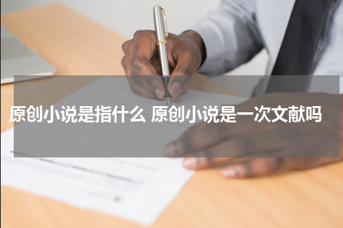原创小说是指什么 原创小说是一次文献吗