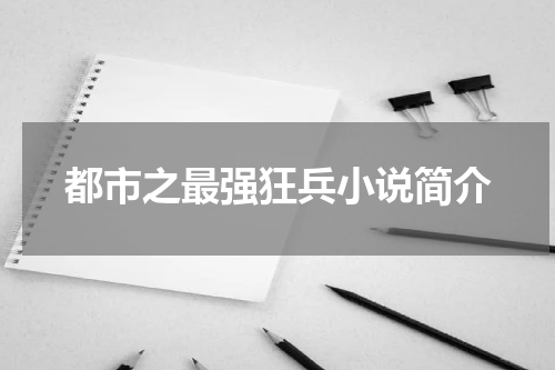 都市之最强狂兵小说简介