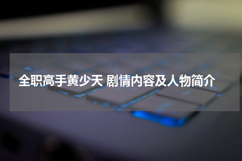 全职高手黄少天 剧情内容及人物简介