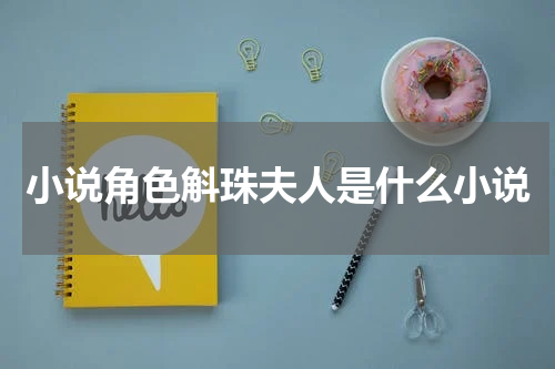 小说角色斛珠夫人是什么小说