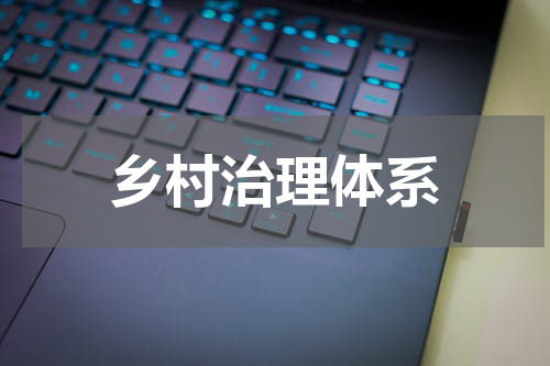 乡村治理体系