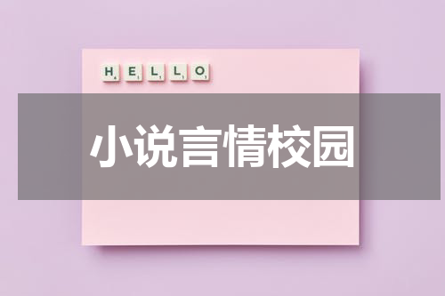 小说言情校园