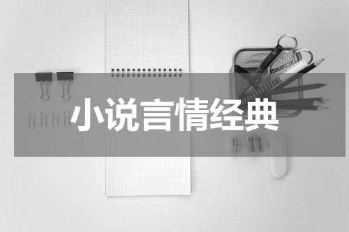 小说言情经典
