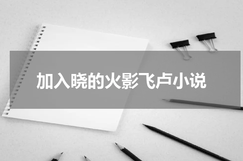 加入晓的火影飞卢小说