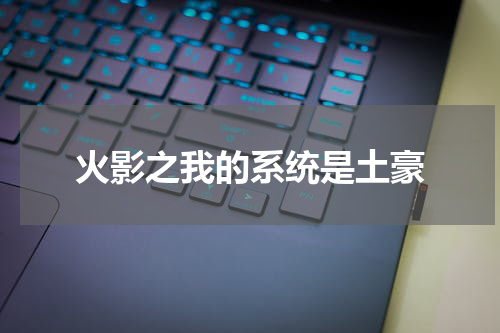 火影之我的系统是土豪