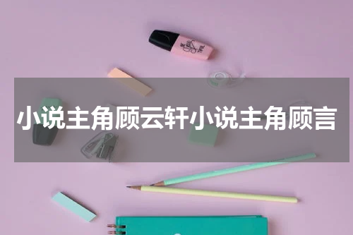 小说主角顾云轩小说主角顾言