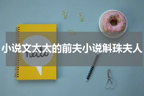 小说文太太的前夫小说斛珠夫人