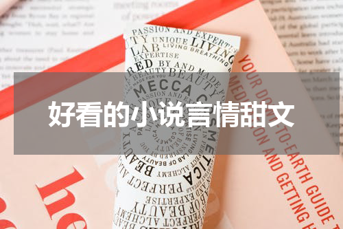 好看的小说言情甜文