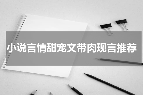 小说言情甜宠文带肉现言推荐