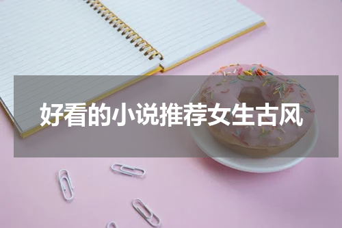 好看的小说推荐女生古风