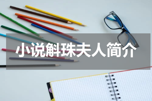 小说斛珠夫人简介