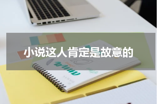 小说这人肯定是故意的