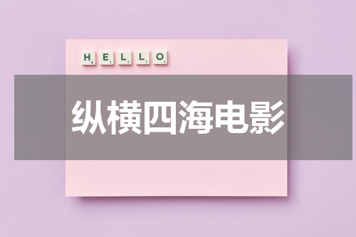 纵横四海电影