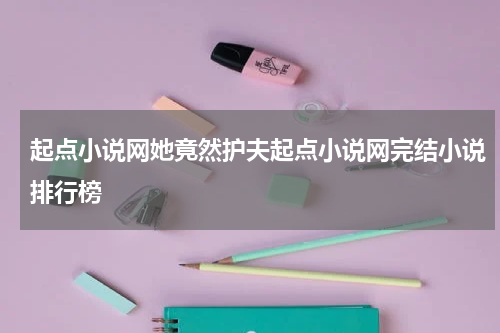 起点小说网她竟然护夫起点小说网完结小说排行榜