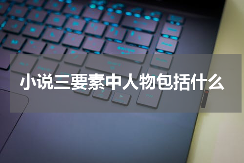 小说三要素中人物包括什么