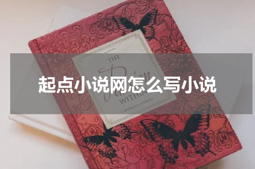 起点小说网怎么写小说