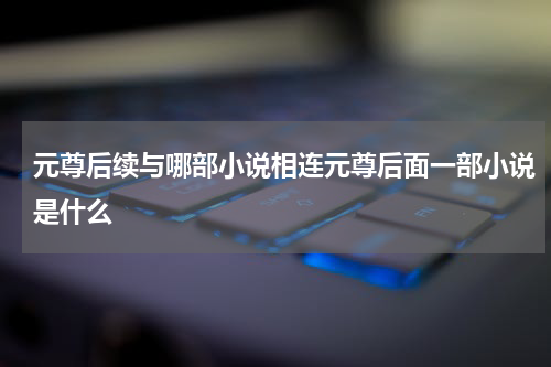 元尊后续与哪部小说相连元尊后面一部小说是什么