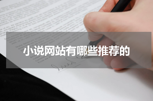 小说网站有哪些推荐的