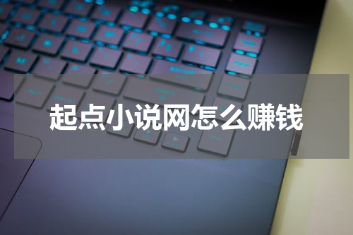 起点小说网怎么赚钱