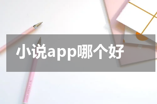 小说app哪个好