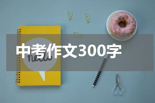 中考作文300字