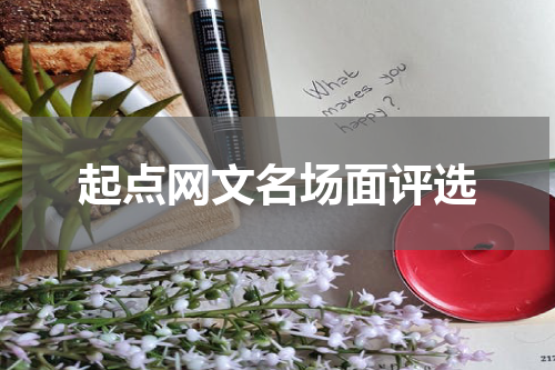 起点网文名场面评选